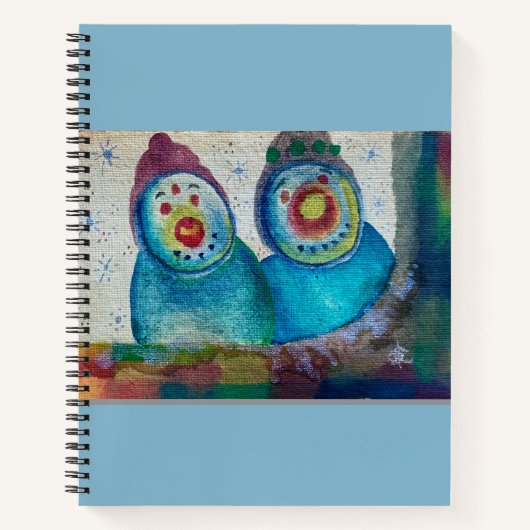 Snow Buddies Notizblock (Vorderseite)