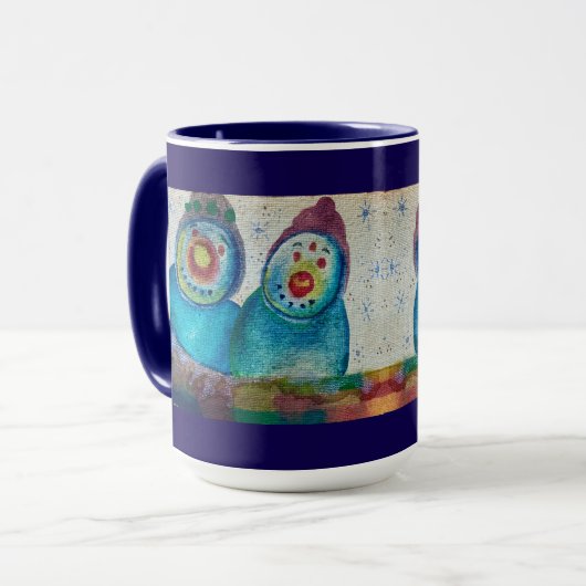Snow Buddies Tasse (Vorderseite Links)