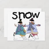 Snow Buddies Tshirts und Gifts (Vorne/Hinten)