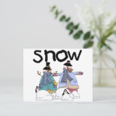 Snow Buddies Tshirts und Gifts Postkarte (Stehend Vorderseite)