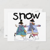 Snow Buddies Tshirts und Gifts Postkarte (Vorne/Hinten)