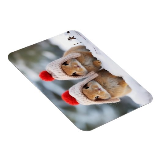 Snow Bunnies Magnet (Rechte Seite)