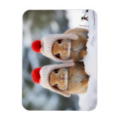 Snow Bunnies Magnet (Vertikal)
