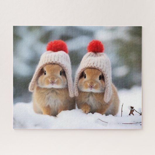 Snow Bunnies Puzzle (Horizontal)