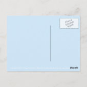 Snow Bunny & Snow Panda Postkarte (Rückseite)