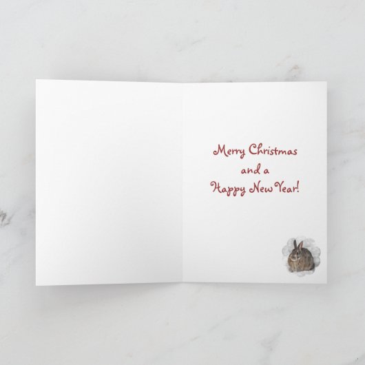 Snow Bunny Weihnachten (Innenseite)