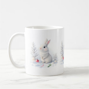 Snow Bunny Weihnachten Tasse
