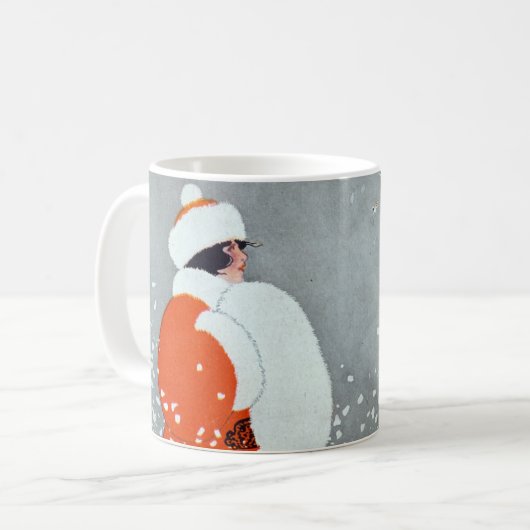 Snow Buntings - Will Hammell Kaffeetasse (Vorderseite Links)
