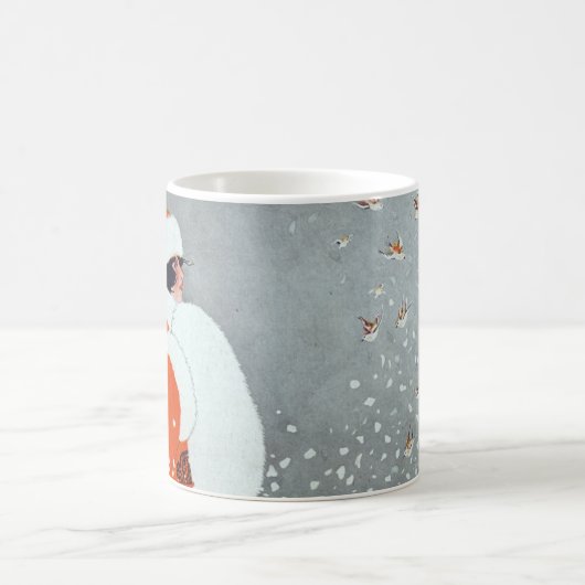 Snow Buntings - Will Hammell Kaffeetasse (Mittel)
