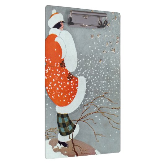 Snow Buntings - Will Hammell Klemmbrett (Rechts)