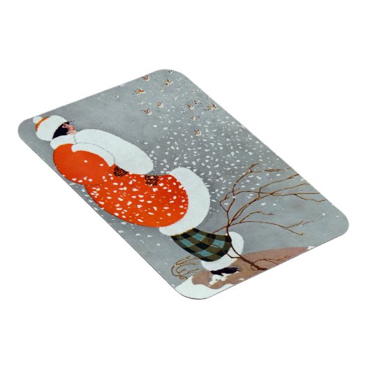 Snow Buntings - Will Hammell  Magnet (Rechte Seite)