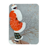 Snow Buntings - Will Hammell  Magnet (Vertikal)