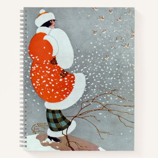 Snow Buntings - Will Hammell Notizblock (Vorderseite)