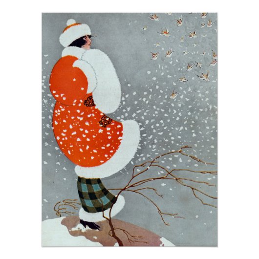 Snow Buntings - Will Hammell Poster (Vorderseite)