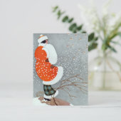 Snow Buntings - Will Hammell  Postkarte (Stehend Vorderseite)