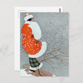 Snow Buntings - Will Hammell Postkarte (Vorne/Hinten)