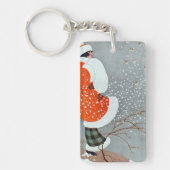 Snow Buntings - Will Hammell  Schlüsselanhänger (Vorderseite)