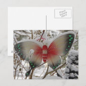 Snow Butterfly Postkarte (Vorne/Hinten)