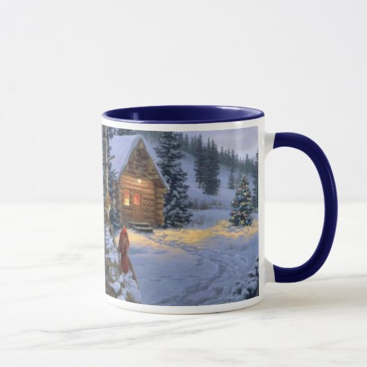 snow_cabin_Christmas_mug Tasse (Rechts)