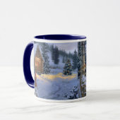 snow_cabin_Christmas_mug Tasse (Vorderseite Links)