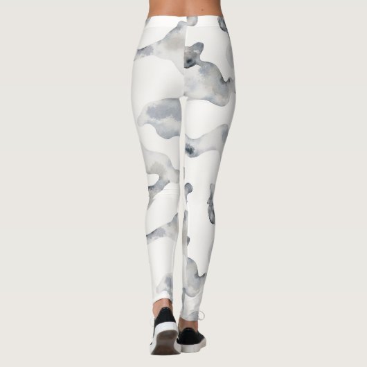 Snow Camouflage Muster Leggings (Rückseite)