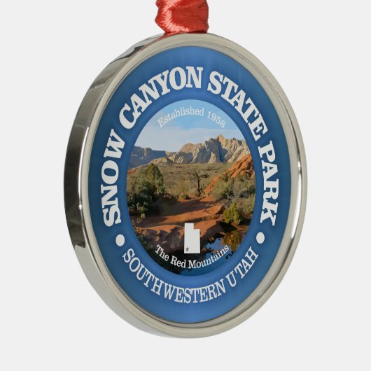 Snow Canyon SP Ornament Aus Metall (Rechts)