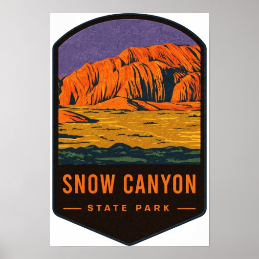 Snow Canyon Staat Park Poster (Vorne)