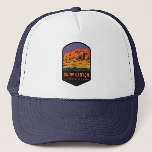 Snow Canyon Staat Park Truckerkappe (Vorderseite)