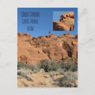 Snow Canyon Staat Park, Utah Postkarte