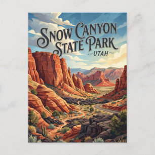 Snow Canyon State Park Utah Postkarte