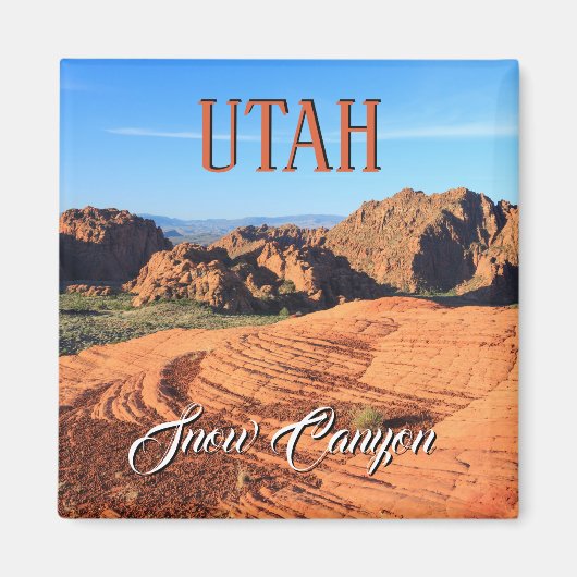 Snow Canyon Utah Magnet (Vorne)