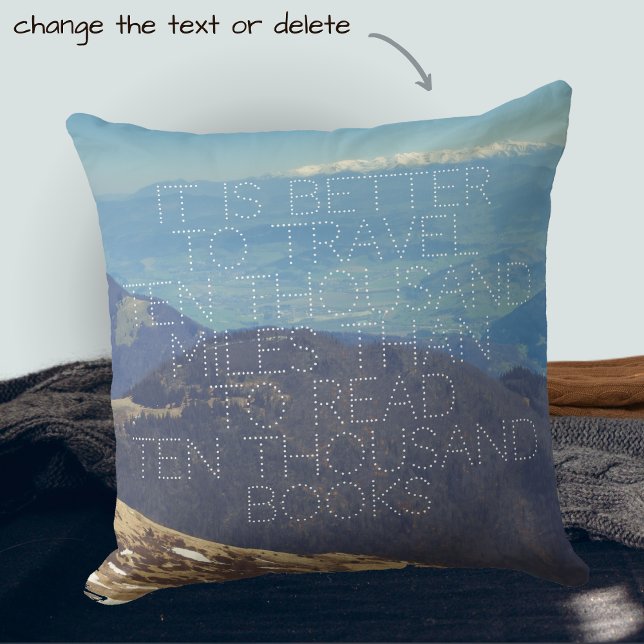 Snow-capped mountain peaks kissen (Von Creator hochgeladen)