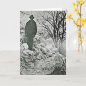 Snow Card Karte (Gelbe Blume)