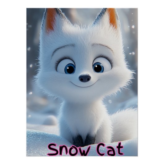 Snow Cat Poster (Vorderseite)
