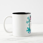 Snow Catsmallow Zweifarbige Tasse (Links)