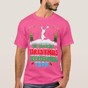 Snow Christmas Chereleader Team Funny Cheerleader T-Shirt