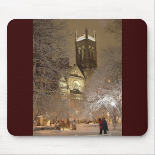 snow_church_couple_tv mousepad