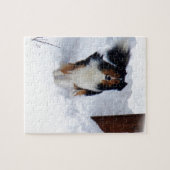Snow Collie Puzzle (Horizontal)