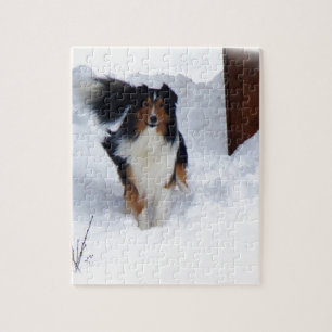 Snow Collie Puzzle