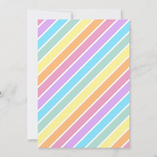 Snow Cone Pool-Party Einladung (Rückseite)