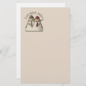 Snow Couple Briefpapier (Vorne/Hinten)