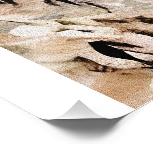 Snow-Covered Amsterdam Fotodruck (Ecke)