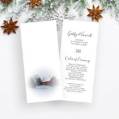 Snow Covered Barn und Silo Winter Wedding Programm