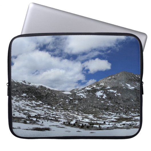 Snow Covered Donahue Pass - John Muir TraIl Laptopschutzhülle (Vorderseite)