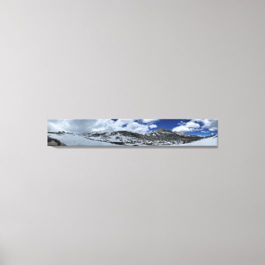 Snow Covered Donahue Pass - John Muir TraIl Leinwanddruck (Vorderseite)