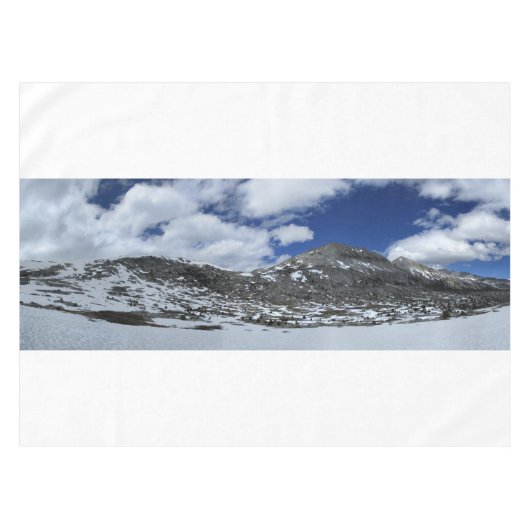 Snow Covered Donahue Pass - John Muir TraIl Tischdecke (Vorderseite (Horizontal))
