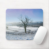 Snow Covered Ozark Hills Mousepad (Mit Mouse)