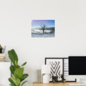 Snow Covered Ozark Hills Poster (Heimbüro)
