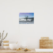 Snow Covered Ozark Hills Poster (Küche)