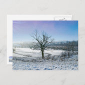 Snow Covered Ozark Hills Postkarte (Vorne/Hinten)